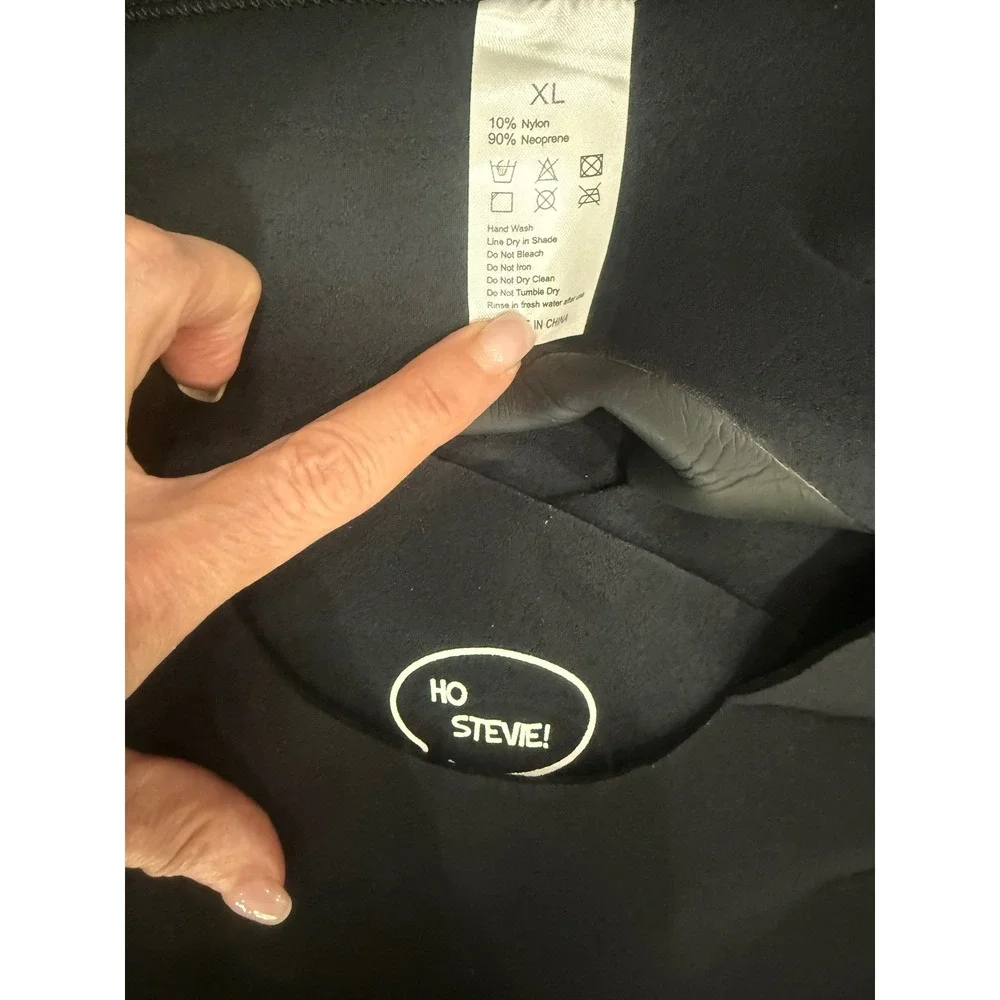 New Ho Stevie 2mm Neoprene Springsuit Short Sleeve Shorty‎ Wetsuit XL Black